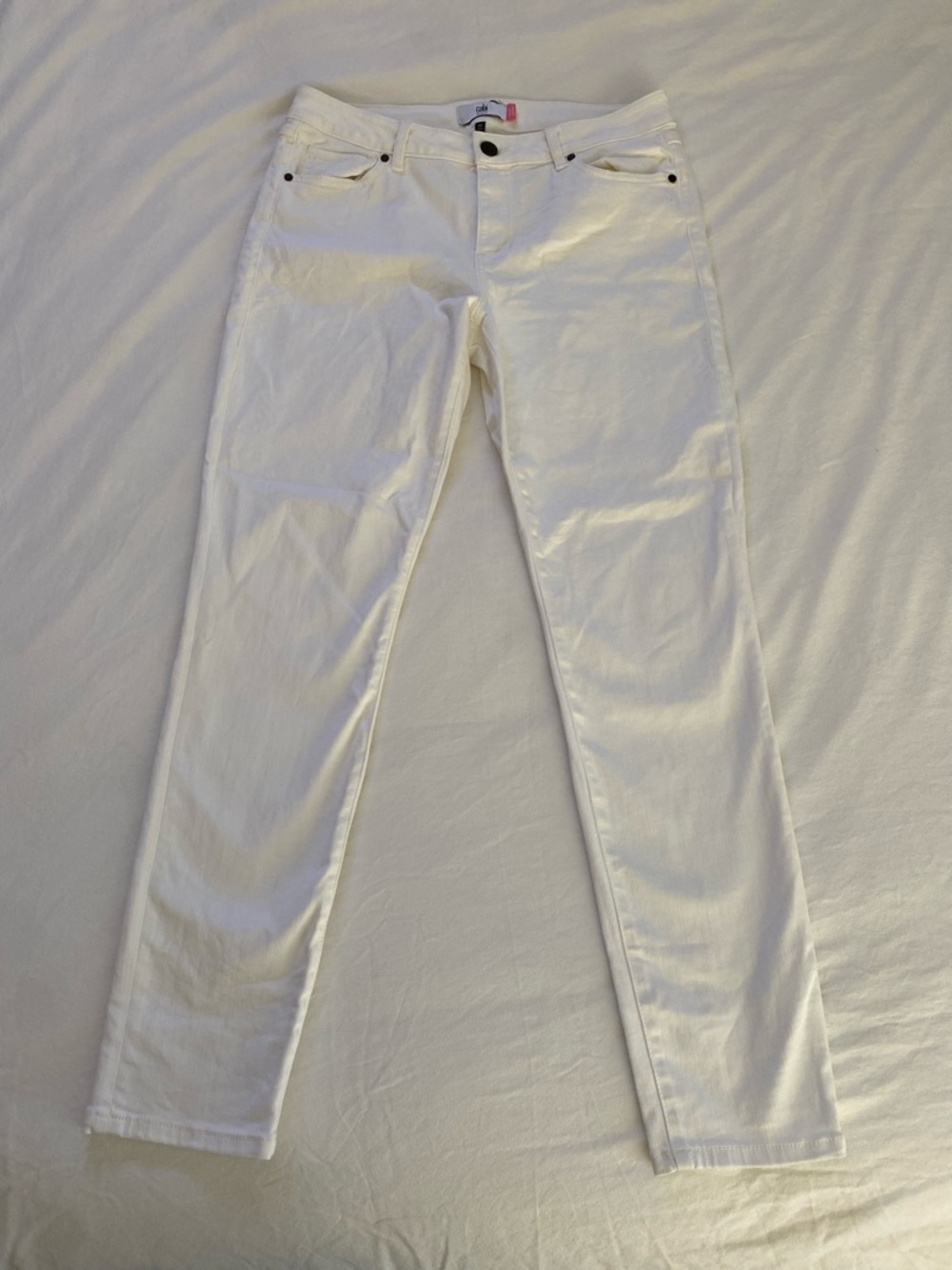 Cabi White Size 10 Skinny Jeans